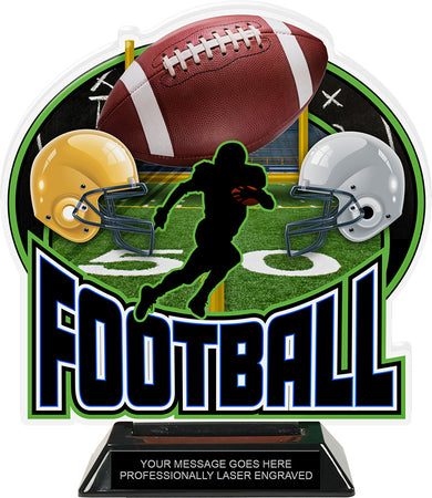 Football Colorix-T Acrylic Trophy- 8.25 inch [TACR8-FB-Q]
