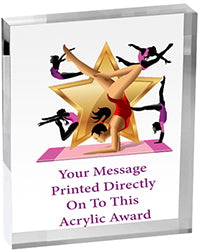 Gymnastics Vibrix Acrylic Award [A45BV-GG]