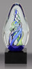 Egg-Shaped Colored Art Glass Award 7