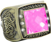 Fantasy Championship Ring with Pink Center Stone- Gold [RGSJ-G-FANCH-PNK]