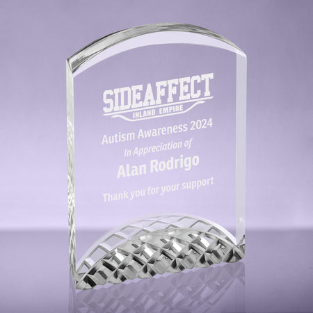 Silver Horizon Acrylic Award - 4 x 6 [AJH-SLV-6]