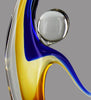 Infinite Teamwork Art Glass Award 13.5