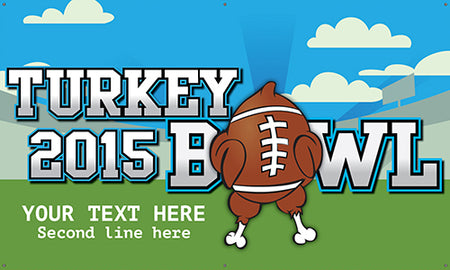 Thanksgiving Vinyl Banner- Cooked Turkey [VB-THKGN-CKT]