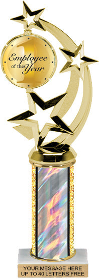 Spinning Color Insert Trophy w/ Column - 10.5 inch [Ti10-P63]