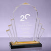 Faceted Impress Acrylic Award - Gold - 6x9 [AJF10-GLD-9]