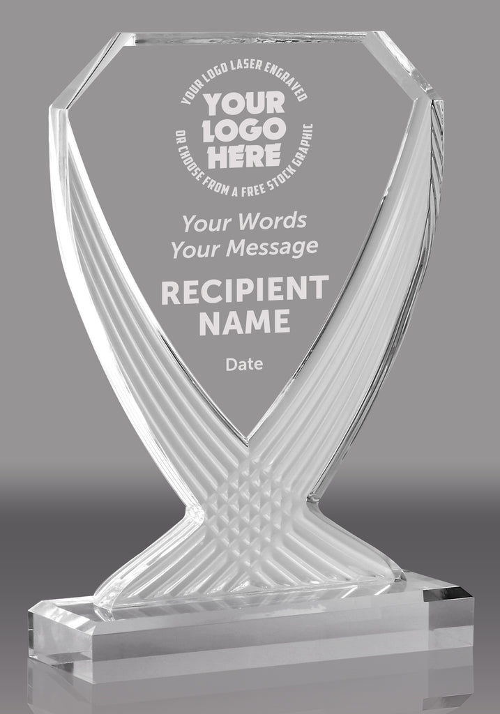 Diamond Vase Clear Acrylic- 9 inch [ADVS-CLR-9]