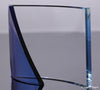 Curved Blue Crystal Award [CM830-85]