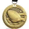 Flag Football 2.75 inch Blade 3D Diecast Medal [MBD2-FLGFB]