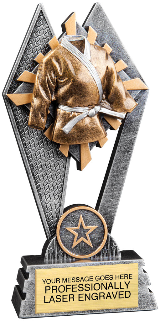 Martial Arts Sun Ray Trophy - 7 inch [RJSR-7-MA]
