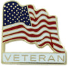 Veteran American Flag Pin [PCM-USA-659]