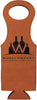 Rawhide Leatherette Wine Bag  [WNHJ-277]