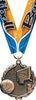Basketball Wreath Medal- Bronze [MP18-BK-B]