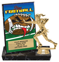 Flag Football Billboard Plaque [PBB6-FLGFB]