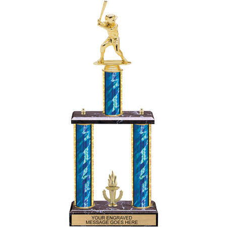 Center Column Two-Post Trophy - 19 inch [T2P19]