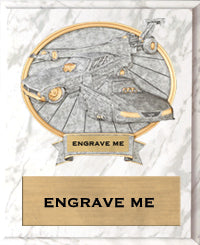 Dragster Sport Legend Oval Plaque [P10SLO8-DG]