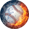 Baseball Fire & Water Insert [BTD-3148]