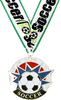Soccer USA Sport Medal- Silver [M2USA-SC-S]
