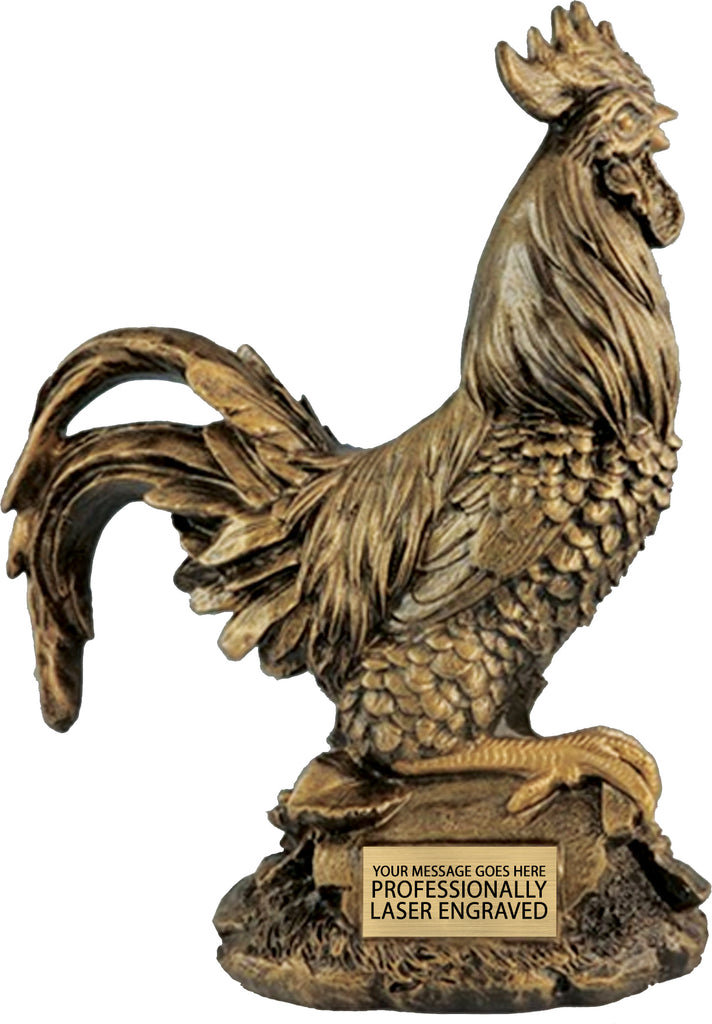 Rooster Resin Trophy - 10.5 inch [RM-297]