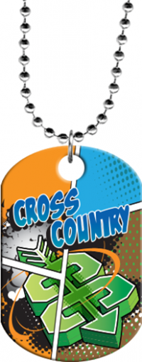 Cross Country Monster Dog Tag [DTXL-CC]
