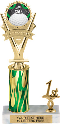 5 Star Victory Single-Trim Insert Holder Trophies