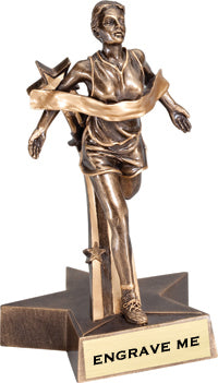 Track Superstar Resin Trophies [Female]