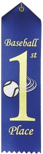 Baseball 1st Place Event Ribbon [R8SER-BS-1ST]