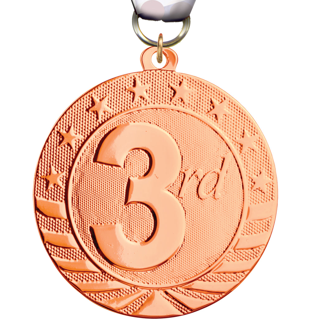 3rd Starbrite 2" Medal [MJSB2-3RD]