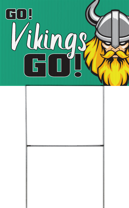 Viking Mascot Yard Sign - 18 x 12 inch [YS1812-MSCT-VKG]
