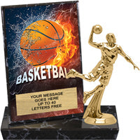 Basketball Billboard Plaque [PBB6-BK]