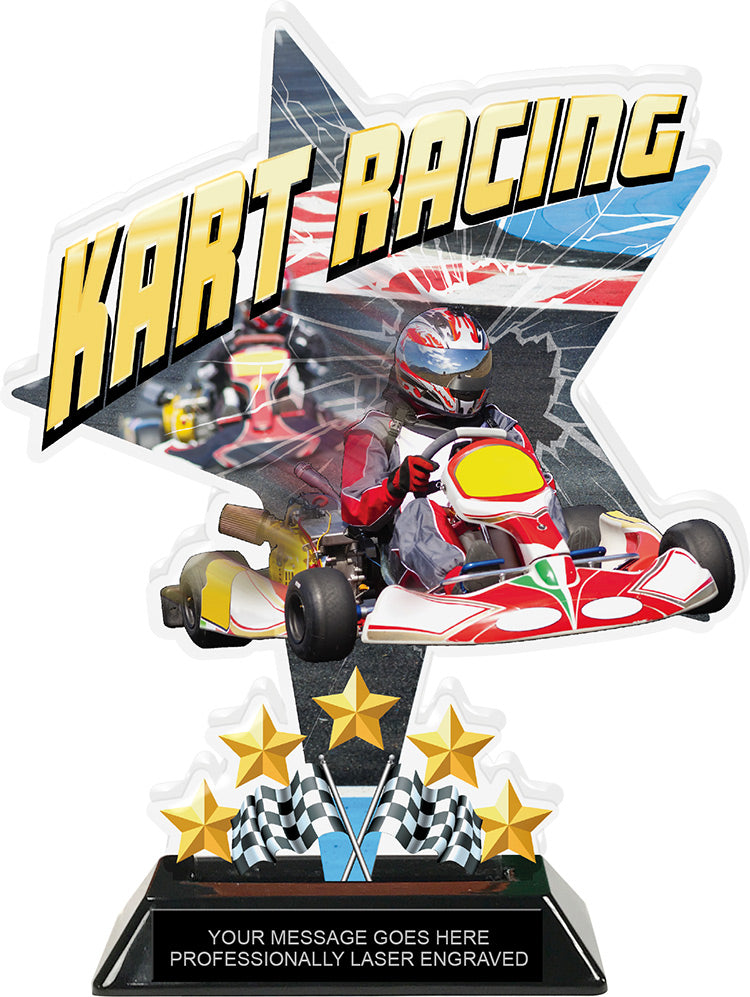 Karting Shattered Star Colorix-T Acrylic Cut Out - 8.5 inch [TACR85-STR-KARTOUT-Q]