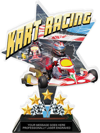 Karting Shattered Star Colorix-T Acrylic Cut Out - 8.5 inch [TACR85-STR-KARTOUT-Q]