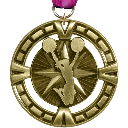 2.5" Cheer Victory Medal [M4V25-CH]