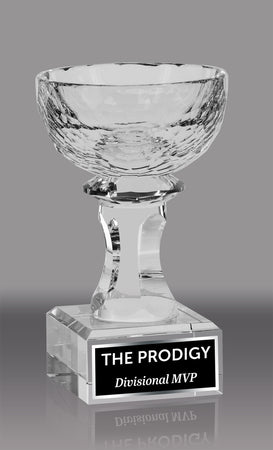 Crystal Aspire Bowl Award - 6 inch [CAB-6]