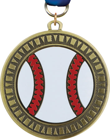 2 3/8" Baseball Velocity Medal [MPVLCT2-BS]