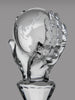 World in Your Hands Crystal Award [CGLBHND6]