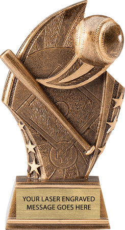 Baseball Star Sweeping Trophy [RSSW6-BS]
