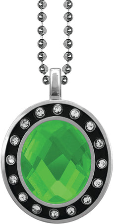 Green Gem Silver Charm [CSOV-16STN-STN-GRN-S]