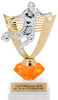 Soccer Male Diamond Riser Victory Backdrop Trophy [TDRHSVYB-8-SCM]