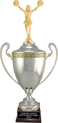 Silver Plated Italian Cup with Figure [TCM9642]