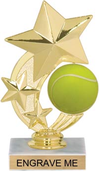 Tennis Shooting Star Spinning Trophy [TSSS6-TN]
