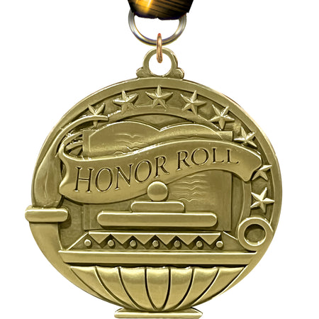 2" Honor Roll Academic Medal [MAP2-HNRL]