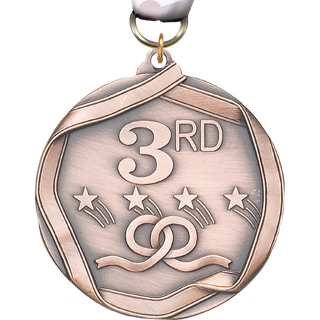3rd Place Banner Edge Medal [M2RE-3RD]