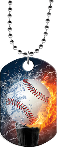 Tee Ball Monster Dog Tag [DTXL-TEEBL]