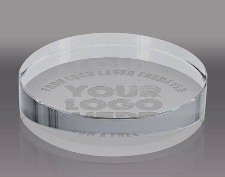 Crystal Round Paperweight Award [CF29PW-3-X]
