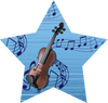 Music- Violin Star Insert [ST-1117]