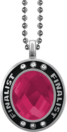 Pink Gem Silver Finalist Charm [CSOV-FNL-STN-PNK-S]