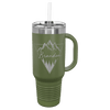 Polar Camel 40 oz. Travel Mug with Handle - Olive Green [TJPC74-OG]
