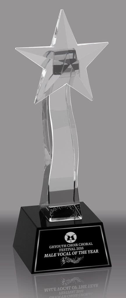 Crystal Ascending Star - 9 inch [CHJ550-9-X]