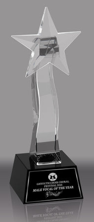 Crystal Ascending Star - 9 inch [CHJ550-9-X]