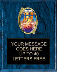 Custom Oval Insert Plaque [PXOV810]